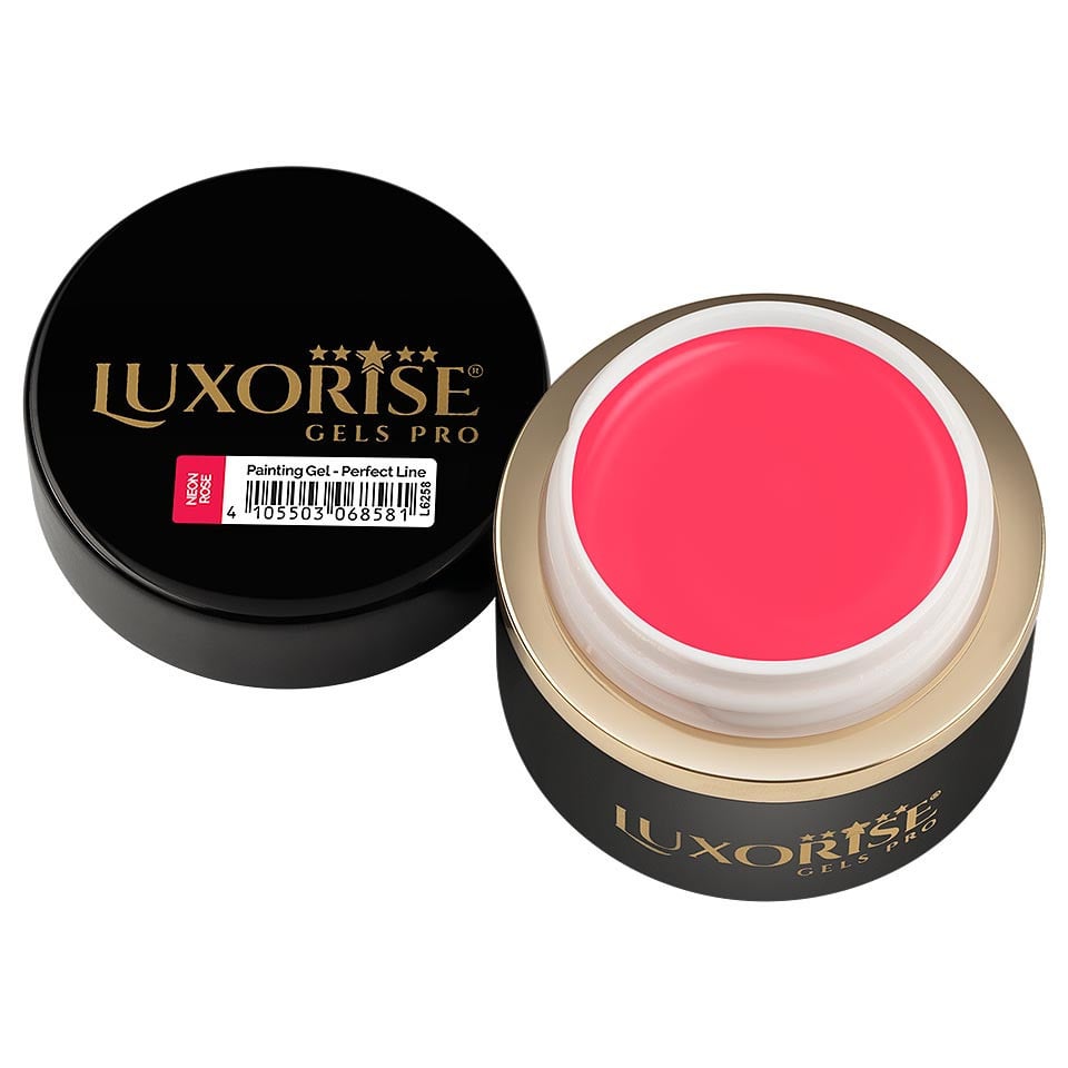 Gel Pictura Unghii LUXORISE Perfect Line - Neon Rose, 5ml - 2 | YEO