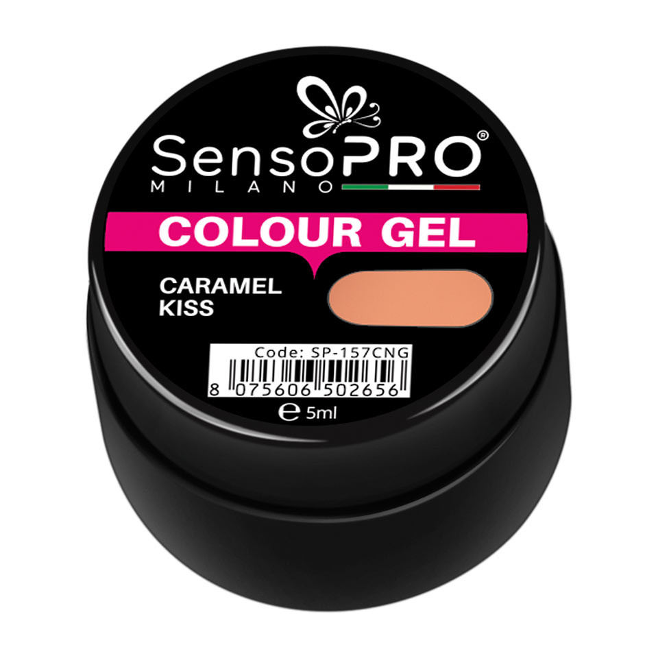 Gel UV Colorat Caramel Kiss 5ml, SensoPRO Milano - 1 | YEO