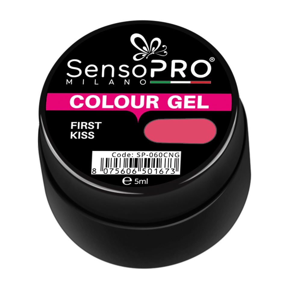 Gel UV Colorat First Kiss 5ml, SensoPRO Milano - 1 | YEO