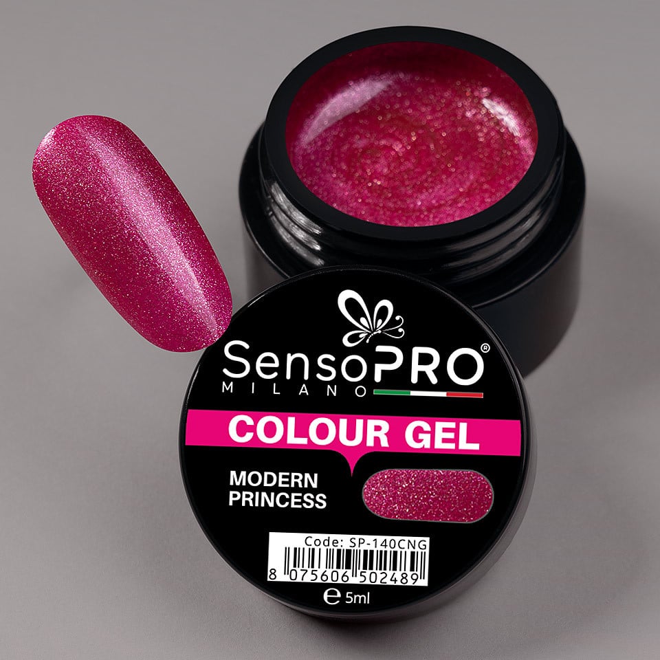 Gel UV Colorat Modern Princess 5ml, SensoPRO Milano - 3 | YEO