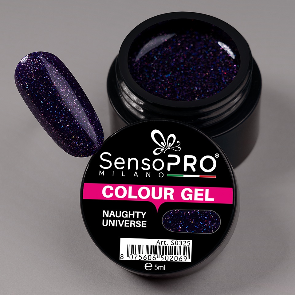 Gel UV Colorat Naughty Universe 5ml, SensoPRO Milano - 3 | YEO