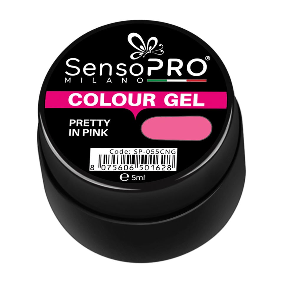 Gel UV Colorat Pretty in Pink 5ml, SensoPRO Milano - 1 | YEO