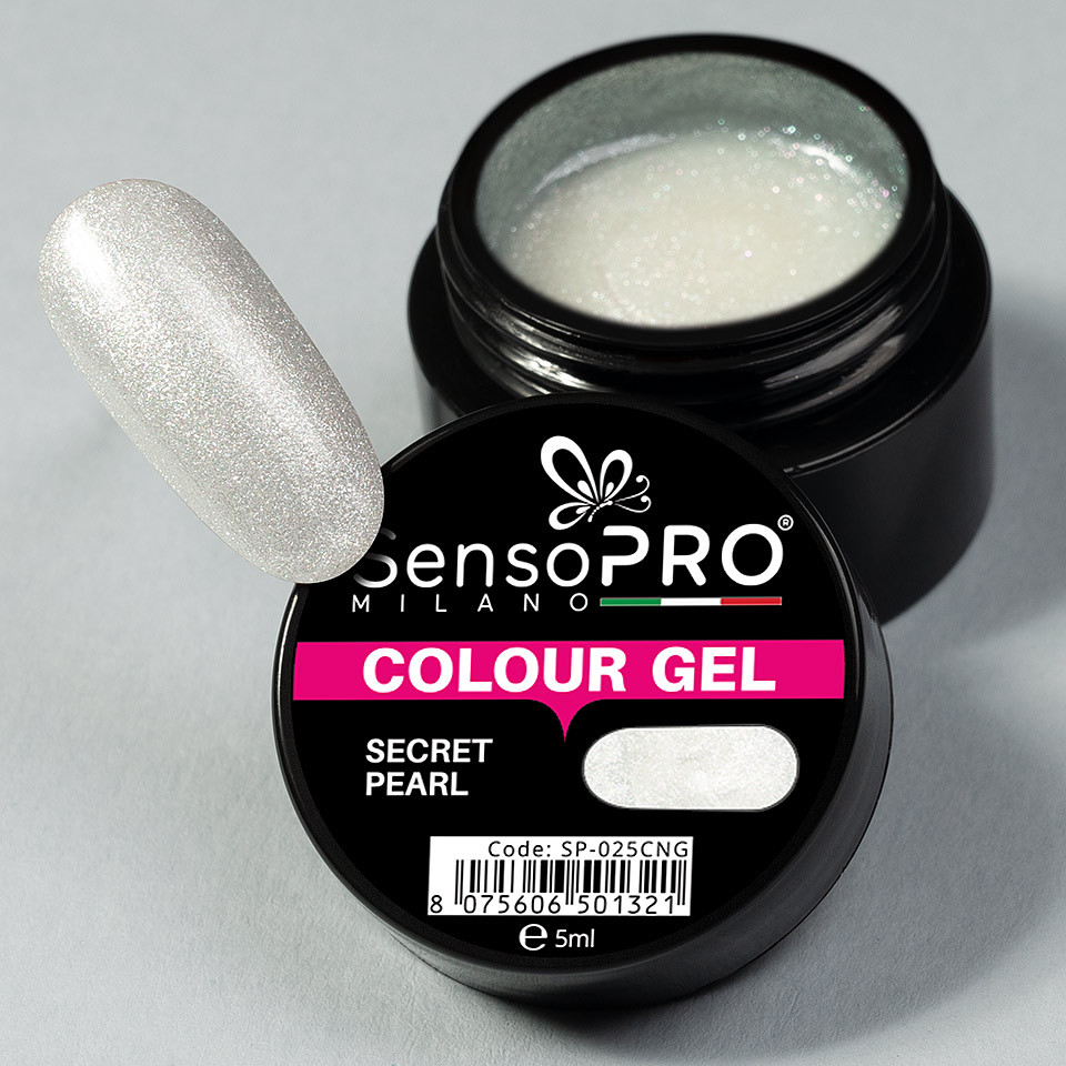 Gel UV Colorat Secret Pearl 5ml, SensoPRO Milano - 2 | YEO