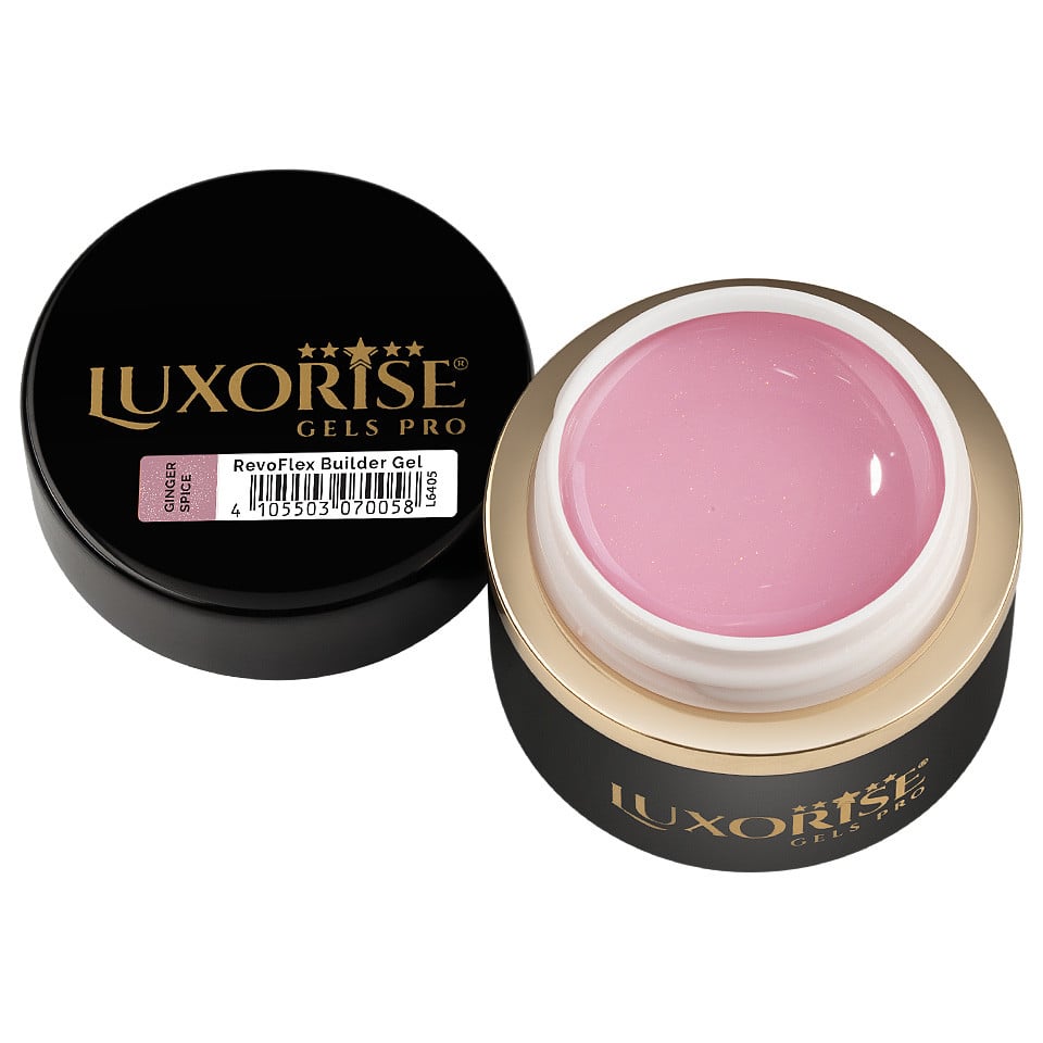 Gel UV Constructie Unghii RevoFlex LUXORISE 15ml, Ginger Spice - 1 | YEO