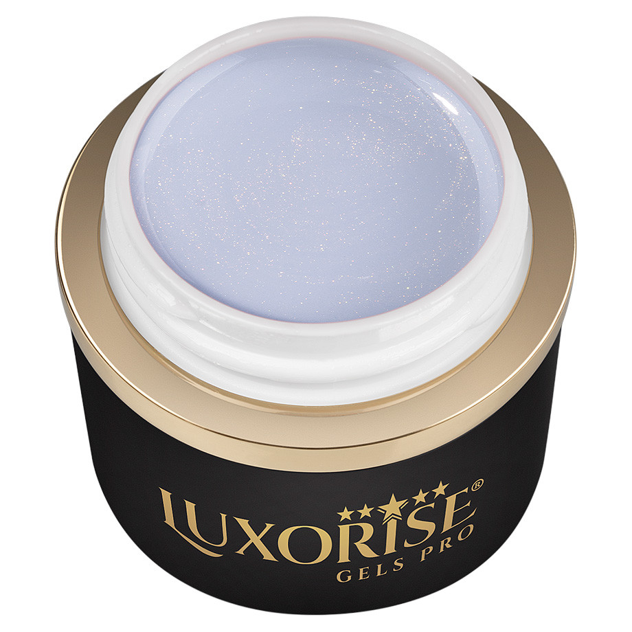 Gel UV Constructie Unghii RevoFlex LUXORISE 15ml, Perlized Blue