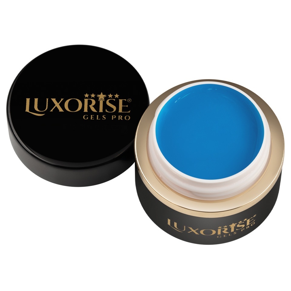 Gel UV Constructie Unghii RevoFlex Neon LUXORISE 15ml, Blue - 2 | YEO