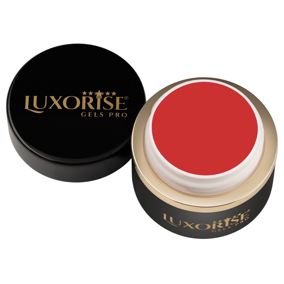 Gel UV Constructie Unghii RevoFlex Neon LUXORISE 15ml, Red - 1 | YEO