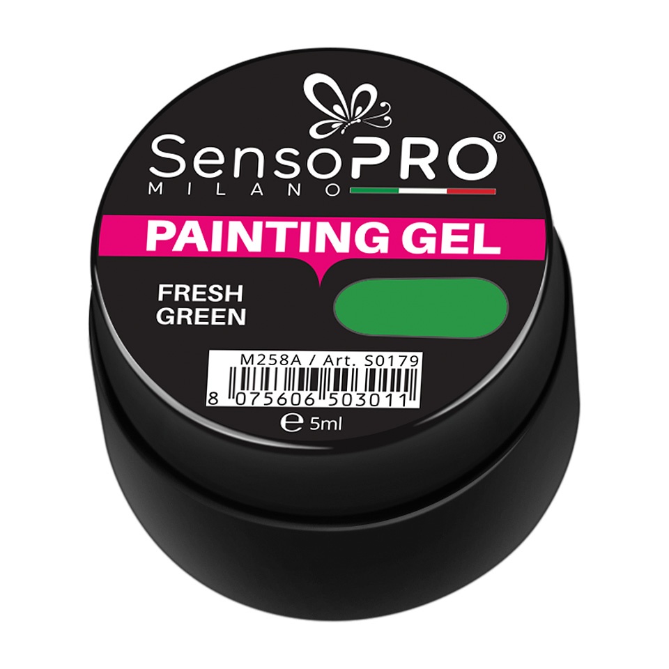 Gel UV Pictura Unghii Fresh Green 5ml, SensoPRO Milano - 2 | YEO