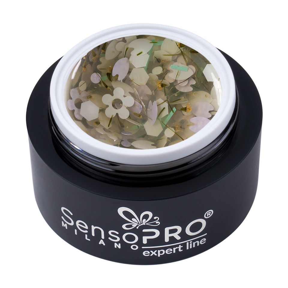 Gel UV Transparent Bloom Dream, SensoPRO Milano Expert Line - Dreamy Glow 5ml - 3 | YEO