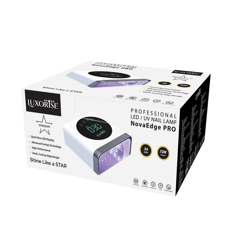 Lampa Unghii UV / LED 72W NovaEdge PRO - LUXORISE, White - 3 | YEO