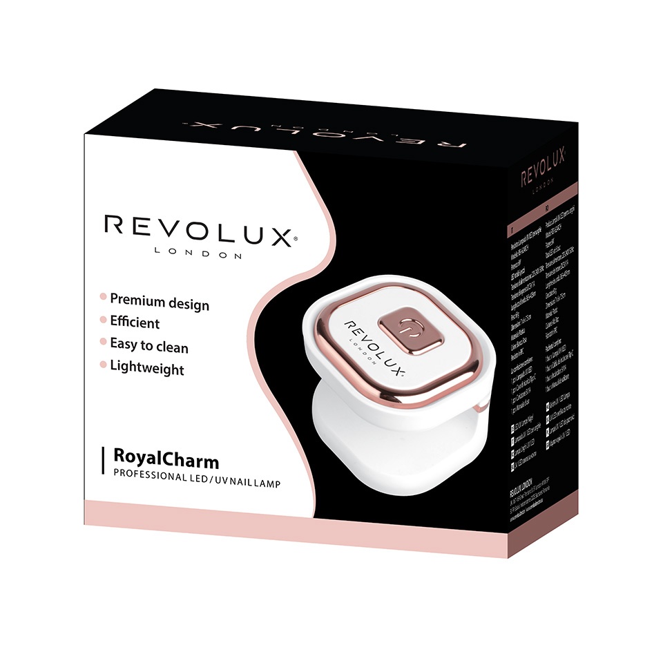 Lampa Unghii UV / LED RoyalCharm - REVOLUX London, Pink REVOLUX London