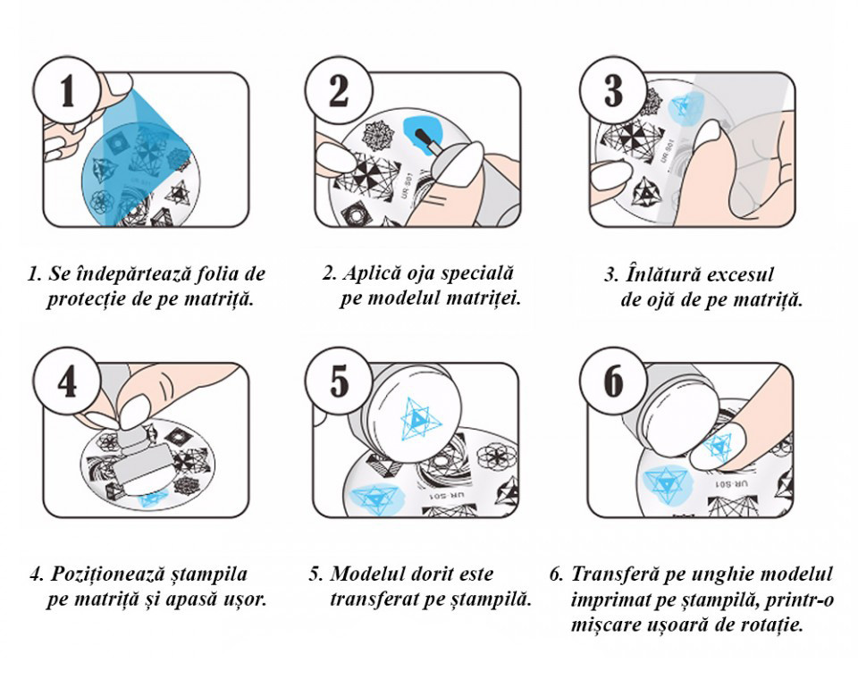 Matrita Metalica Stampila Unghii XY-J18 - Mandala - 1 | YEO