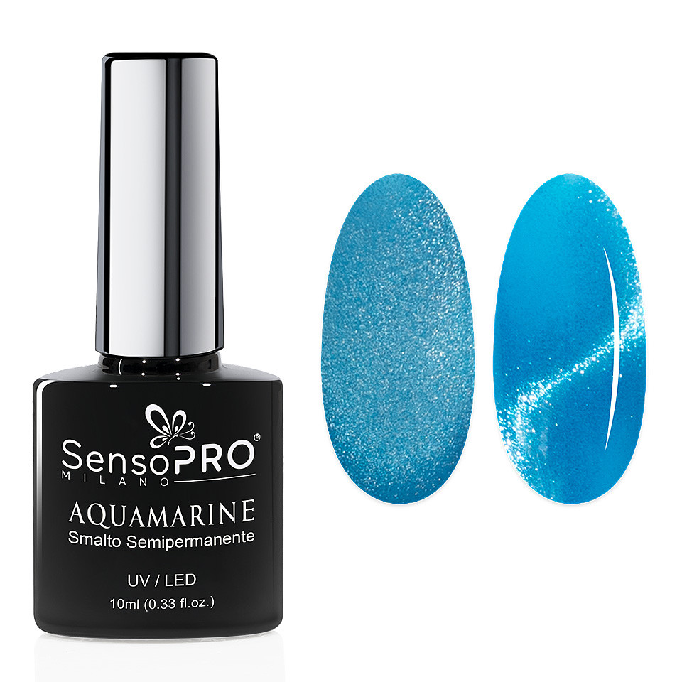 Oja Semipermanenta Aquamarine SensoPRO Milano 10ml, Azure Serenity - 1 | YEO