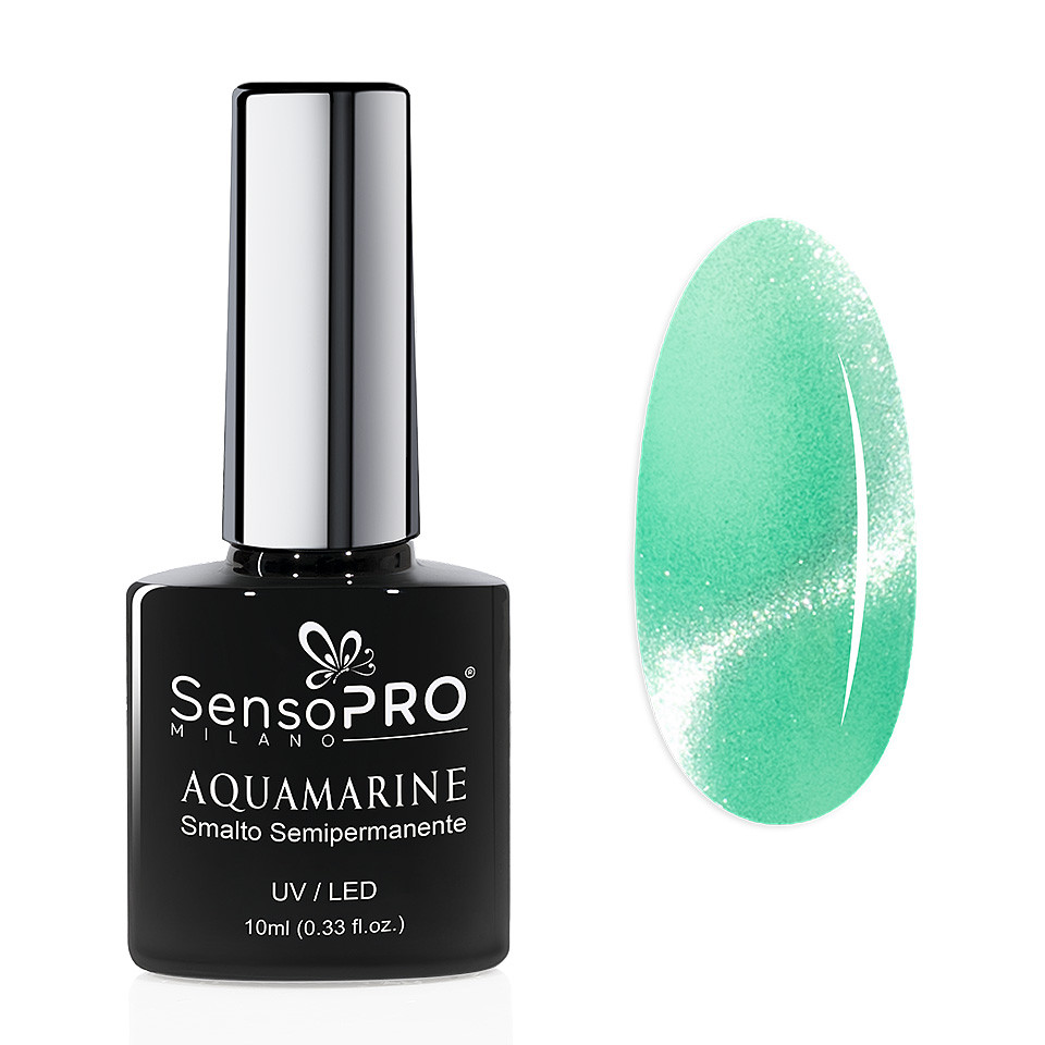 Oja Semipermanenta Aquamarine SensoPRO Milano 10ml, Laguna Bliss - 2 | YEO