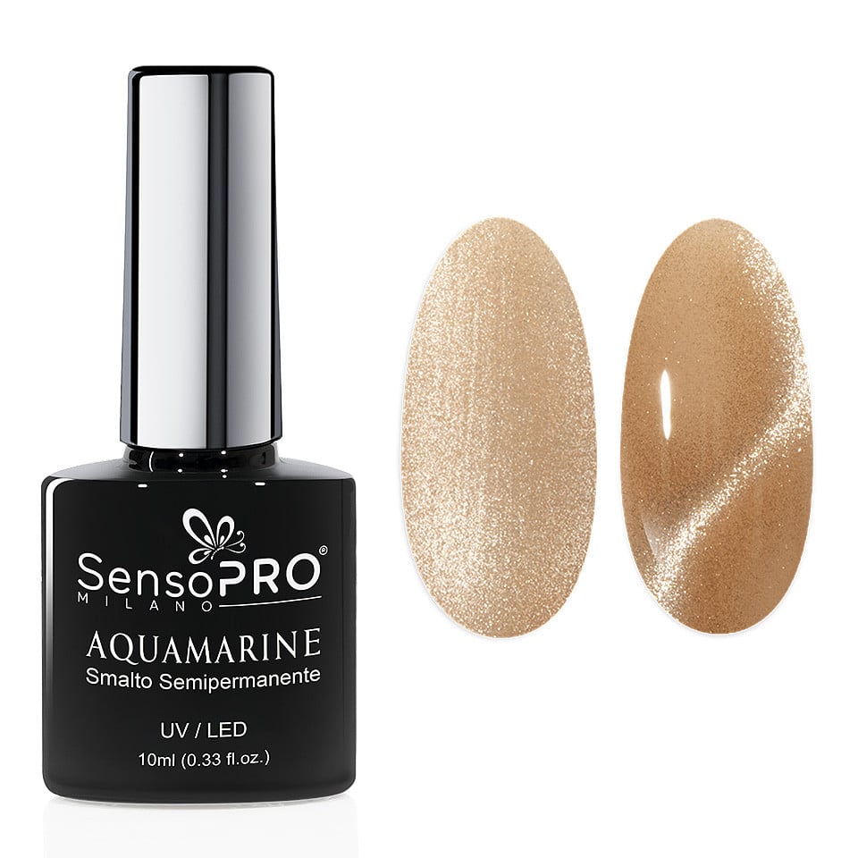 Oja Semipermanenta Aquamarine SensoPRO Milano 10ml, Luxury Sand - 1 | YEO