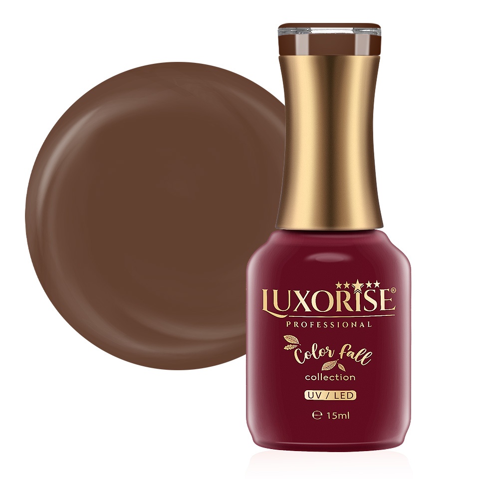 Oja Semipermanenta Color Fall Collection Brownie Crush, LUXORISE, 15ml