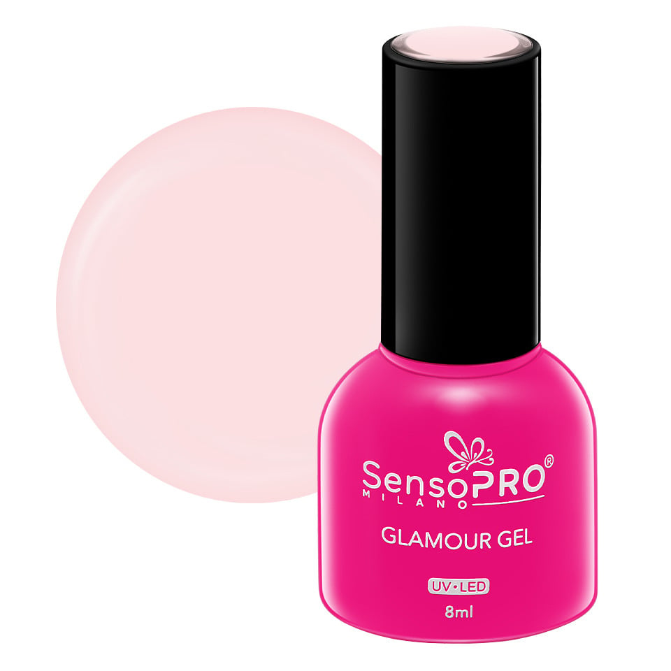 Oja Semipermanenta Glamour Gel SensoPRO Milano 8ml, Beach Temptation #84