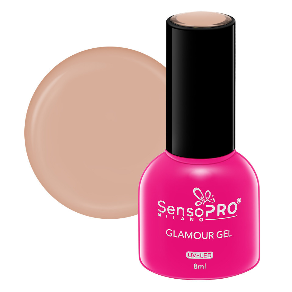 Oja Semipermanenta Glamour Gel SensoPRO Milano 8ml, Remastered Nude #21