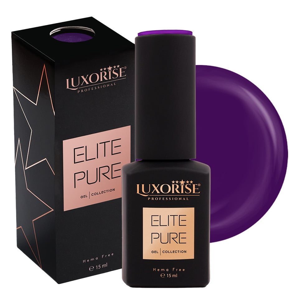 Oja Semipermanenta Hema Free LUXORISE ELITE PURE- Majestic Plum, 15ml