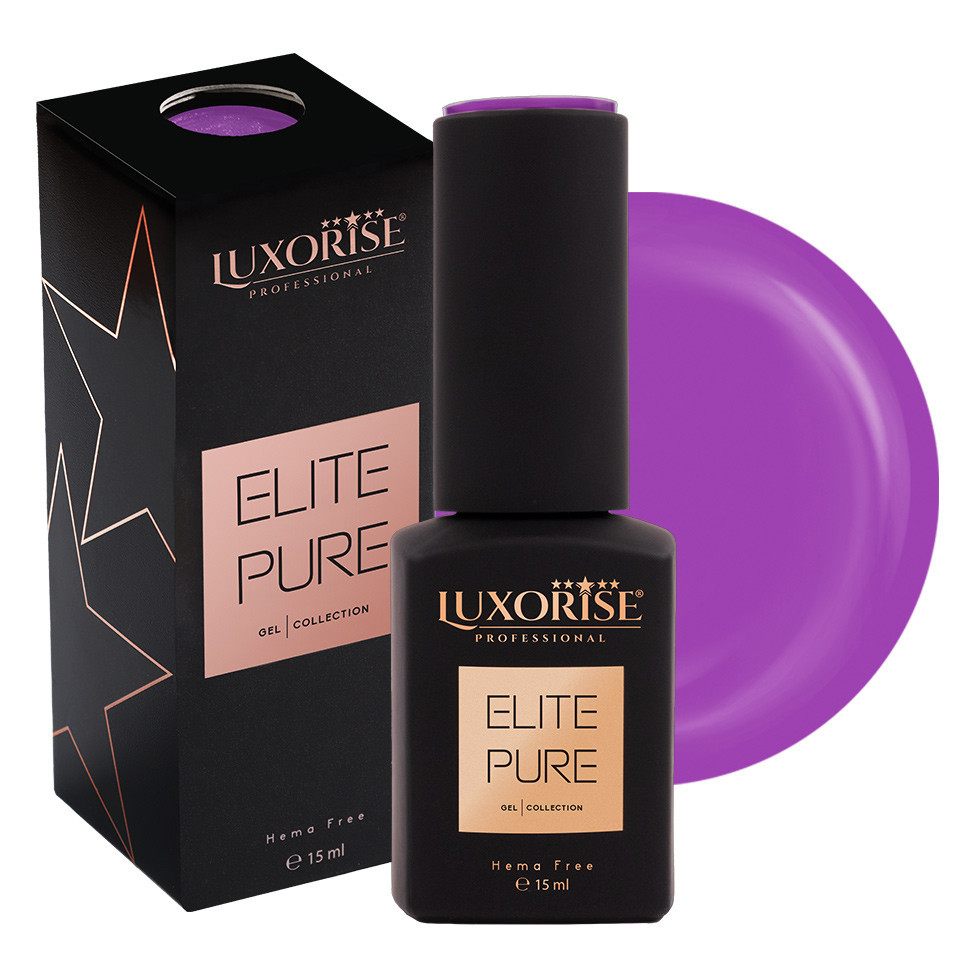 Oja Semipermanenta Hema Free LUXORISE ELITE PURE- Opulent Amethyst, 15ml