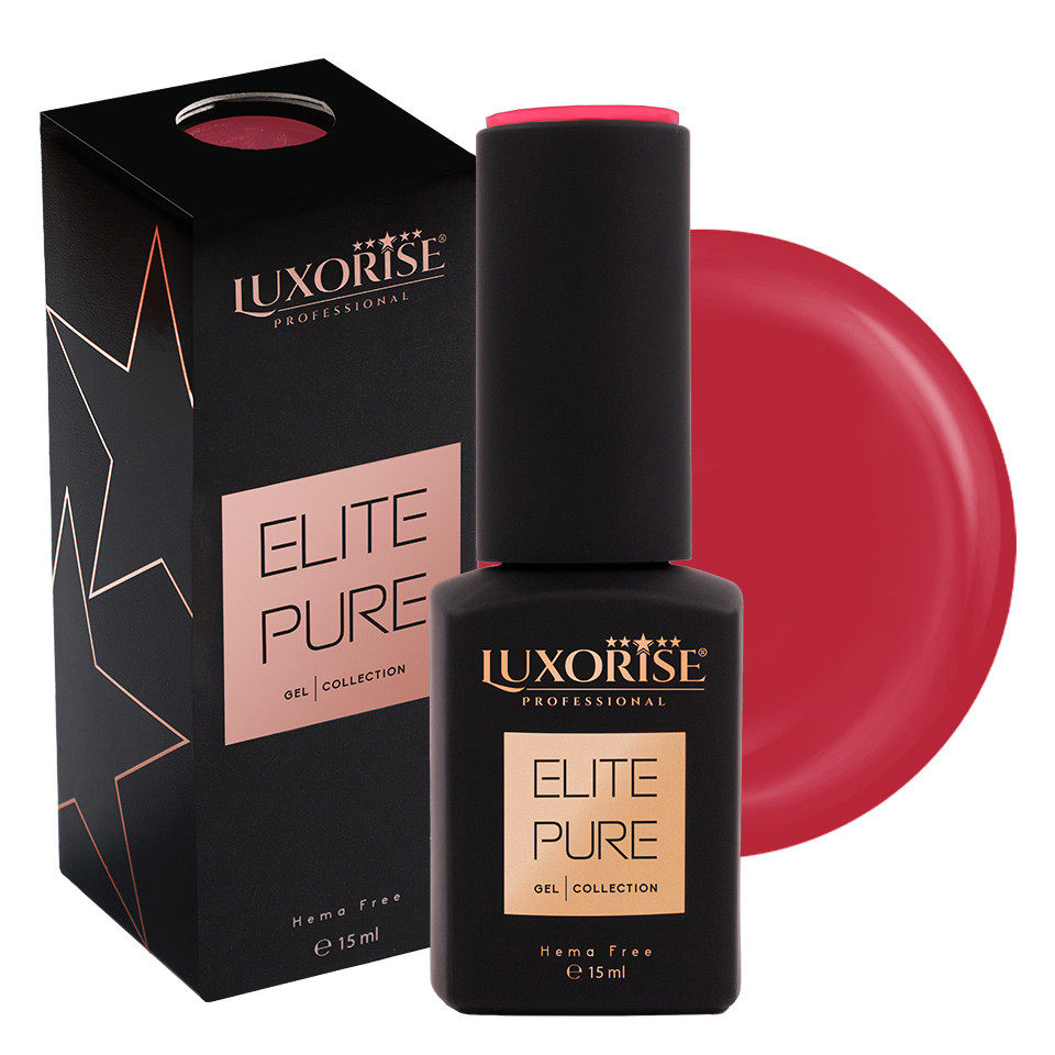 Oja Semipermanenta Hema Free LUXORISE ELITE PURE- Royal Crimson, 15ml