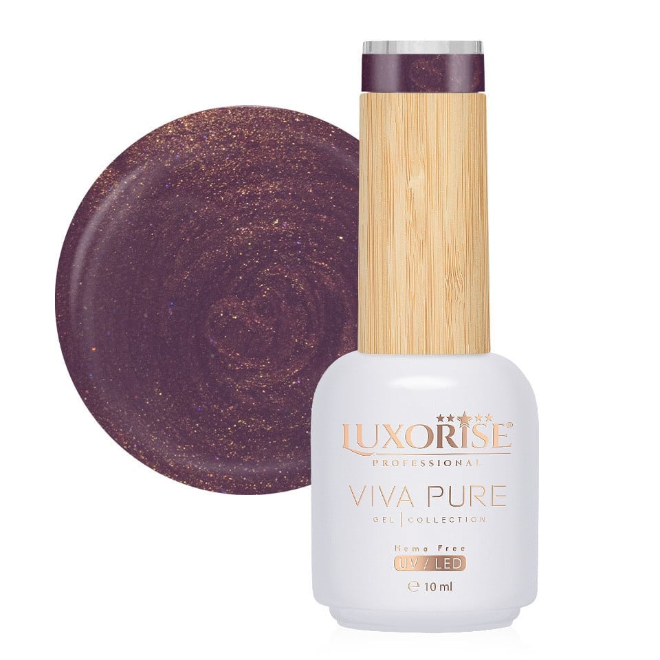 Oja Semipermanenta Hema Free Viva Pure LUXORISE - Golden Years 10ml