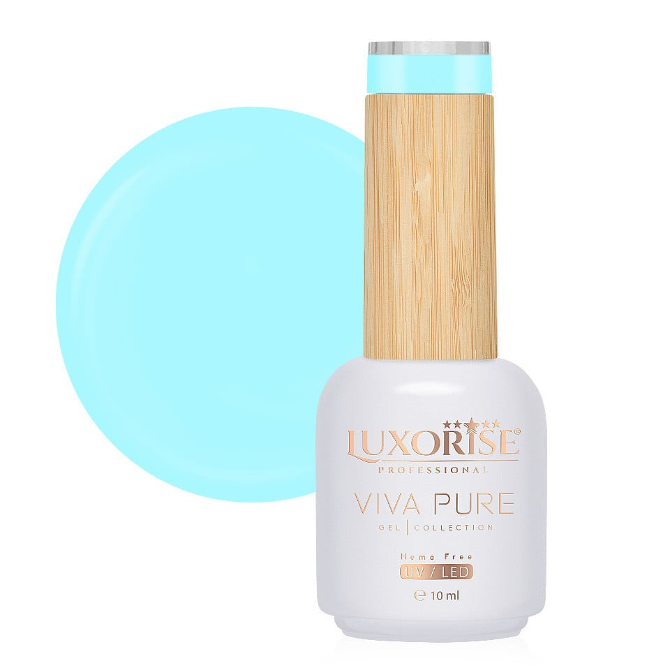 Oja Semipermanenta Hema Free Viva Pure LUXORISE - Teal Mist 10ml