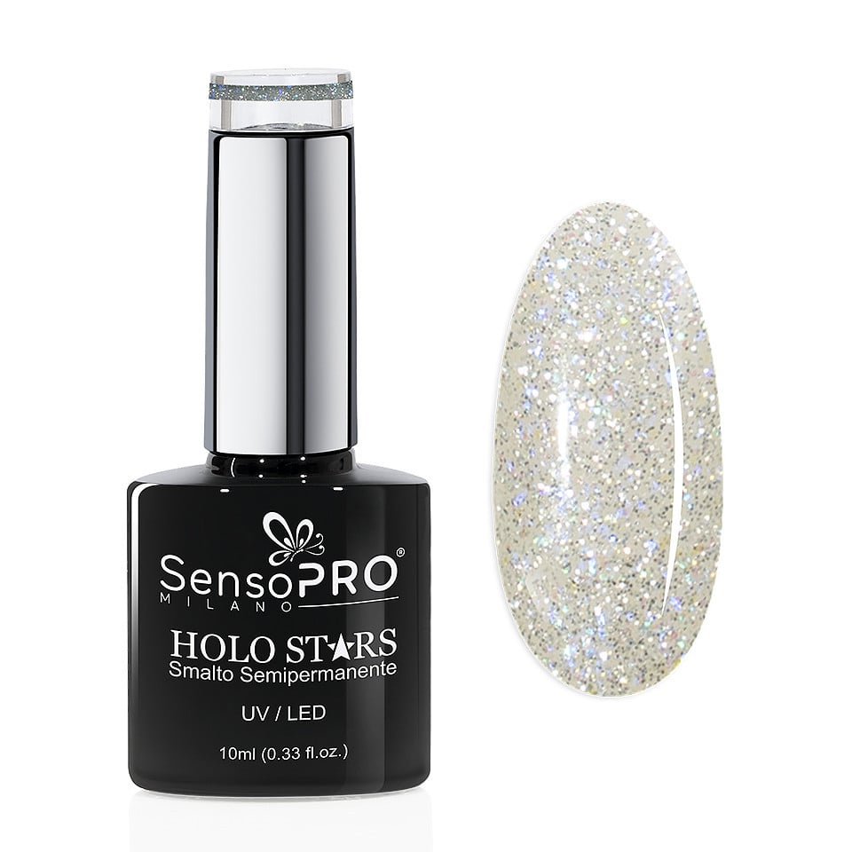 Oja Semipermanenta Holo Stars SensoPRO Milano 10ml, Glow Time #13 - 1 | YEO