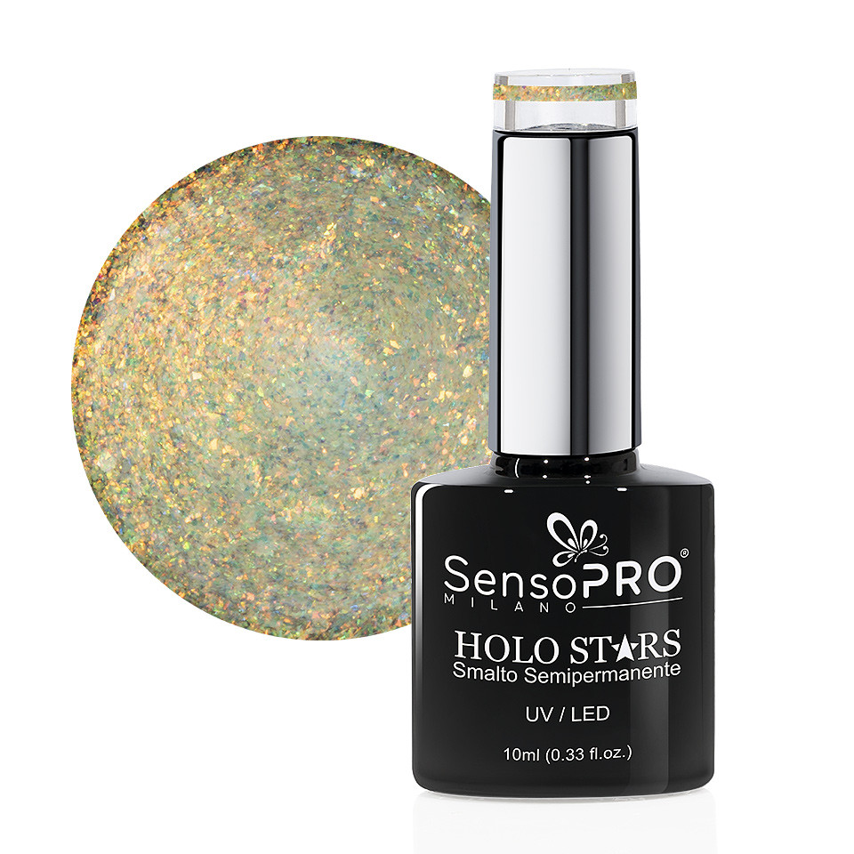 Oja Semipermanenta Holo Stars SensoPRO Milano 10ml, Motion Dark #07