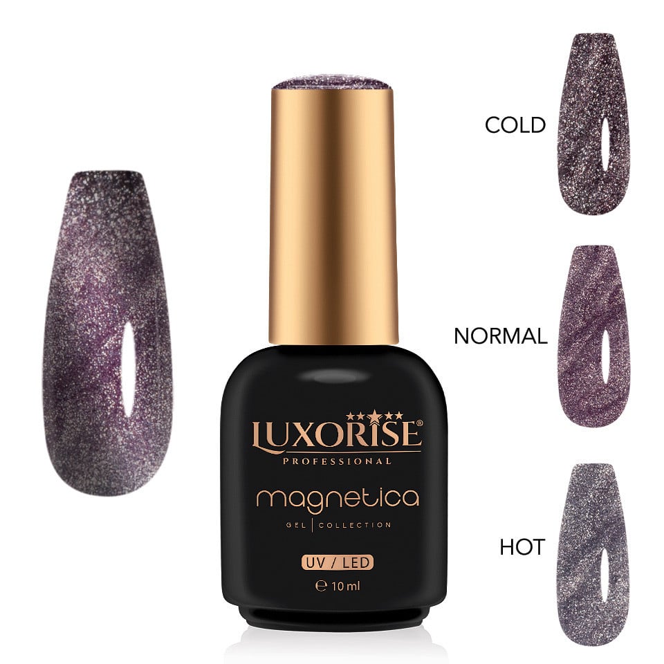 Oja Semipermanenta LUXORISE MAGNETICA - ThermoCharm, Truffle Twilight 10ml