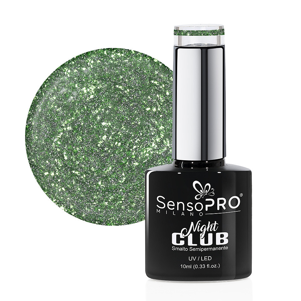 Oja Semipermanenta Night Club SensoPRO Milano 10ml, Mojito Energy #05