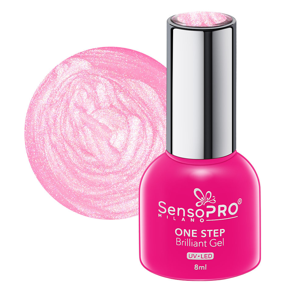 Oja Semipermanenta One Step Brilliant Gel SensoPRO Milano 8ml, Fairy Tale #72