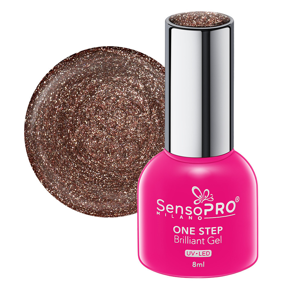 Oja Semipermanenta One Step Brilliant Gel SensoPRO Milano 8ml, Pixie Crown #93