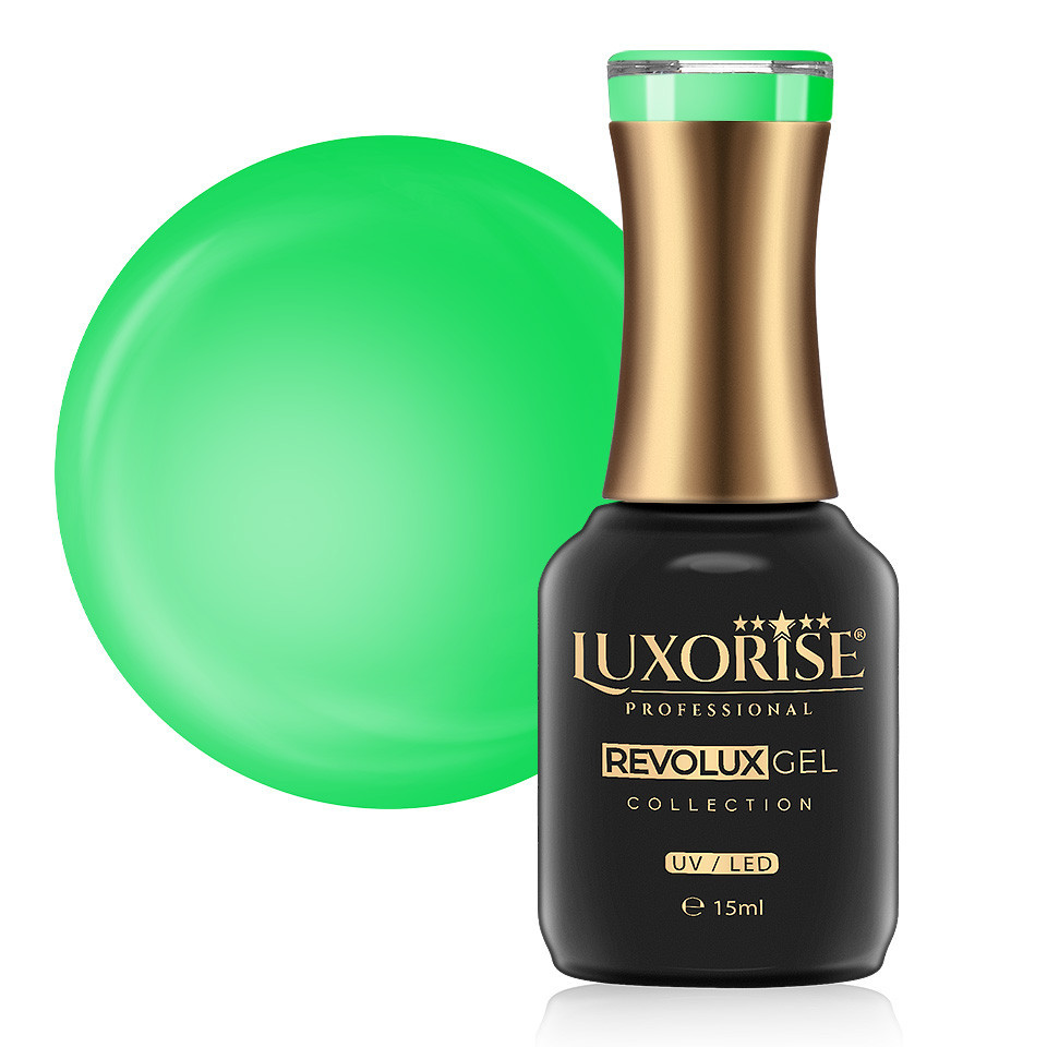 Oja Semipermanenta Revolux LUXORISE, Rich Green 15ml