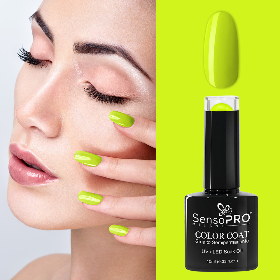 Oja Semipermanenta SensoPRO Milano 10ml - 036 Neon Lime - 2 | YEO