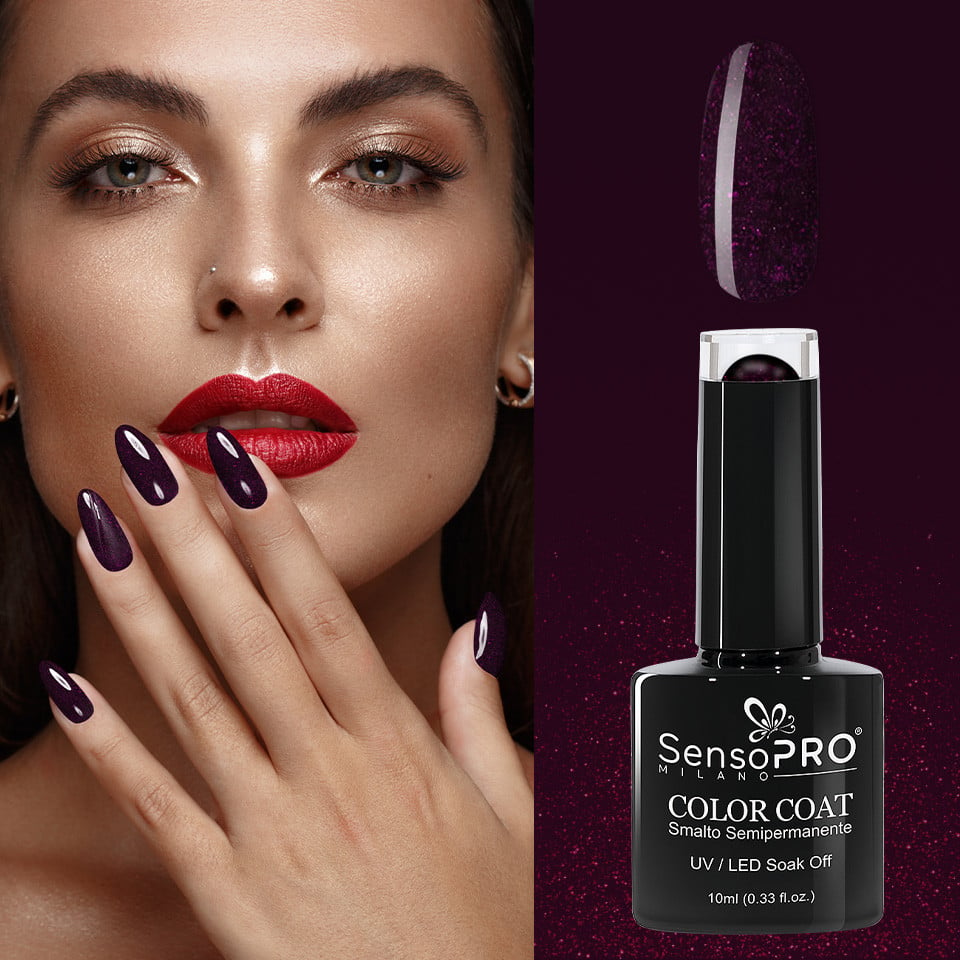 Oja Semipermanenta SensoPRO Milano 10ml - 076 Vivid Violet - 2 | YEO