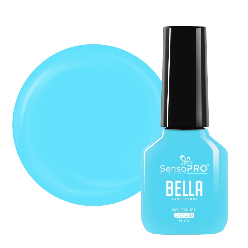 Oja Semipermanenta SensoPRO Milano, BELLA Collection - Aquamarine Pastel, 7ml