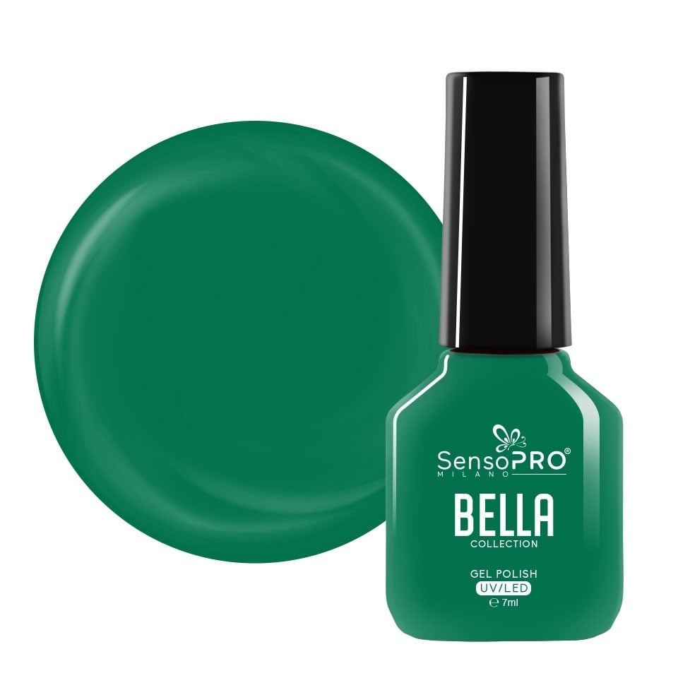 Oja Semipermanenta SensoPRO Milano, BELLA Collection - Pine Green, 7ml