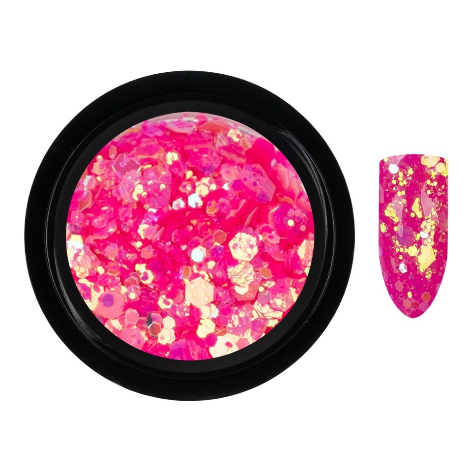 Paiete Unghii Neon Fluorescent LUXORISE, Light Pink - 2 | YEO