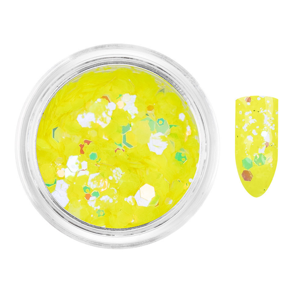 Paiete Unghii Neon Fluorescent LUXORISE, Lime - 4 | YEO