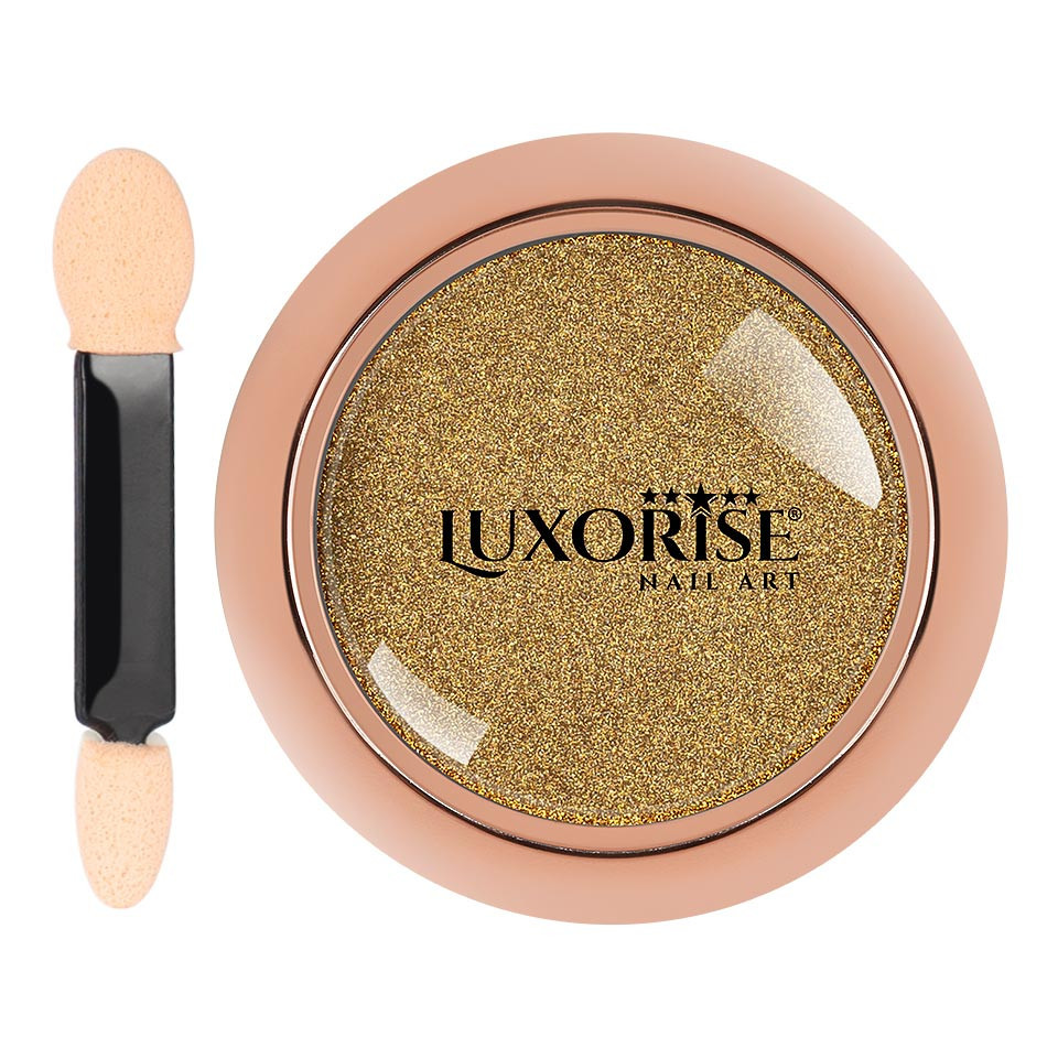 Pigment Unghii Mirror Powder LUXORISE, Gold - 2 | YEO