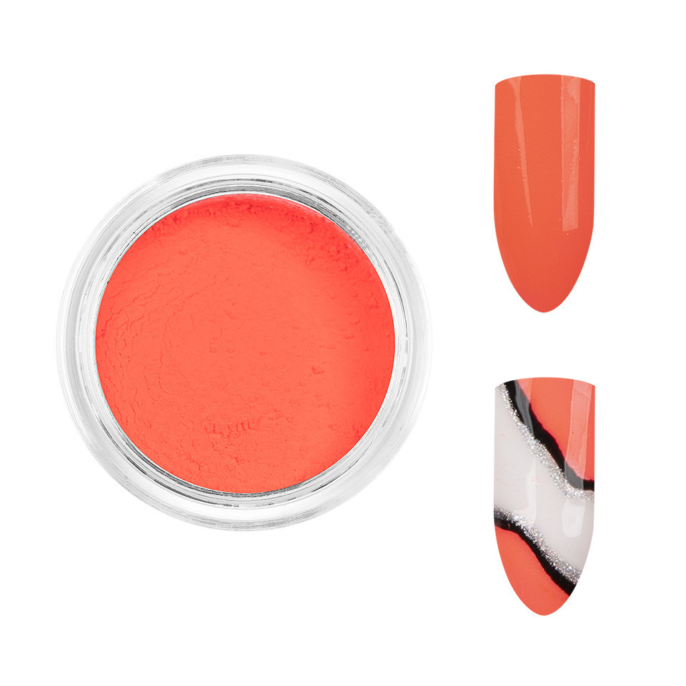 Pigment Unghii Neon LUXORISE, Coral - 4 | YEO