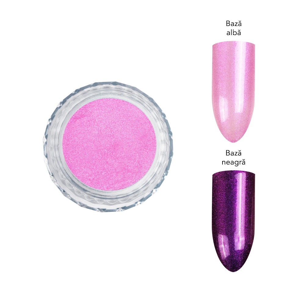 Pigment Unghii Pearl LUXORISE, Lovely Fuchsia - 2 | YEO