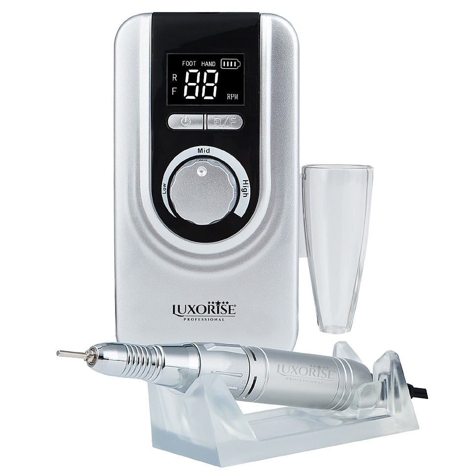 Pila Electrica Portabila Revolution Elite - LUXORISE , 35.000 RPM, Silver