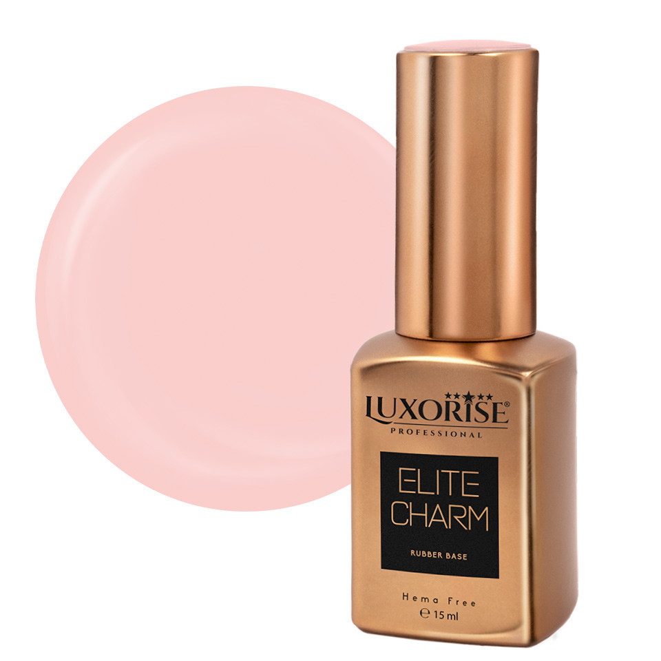 Rubber Base Hema Free LUXORISE ELITE CHARM - Nude Elegance 15ml