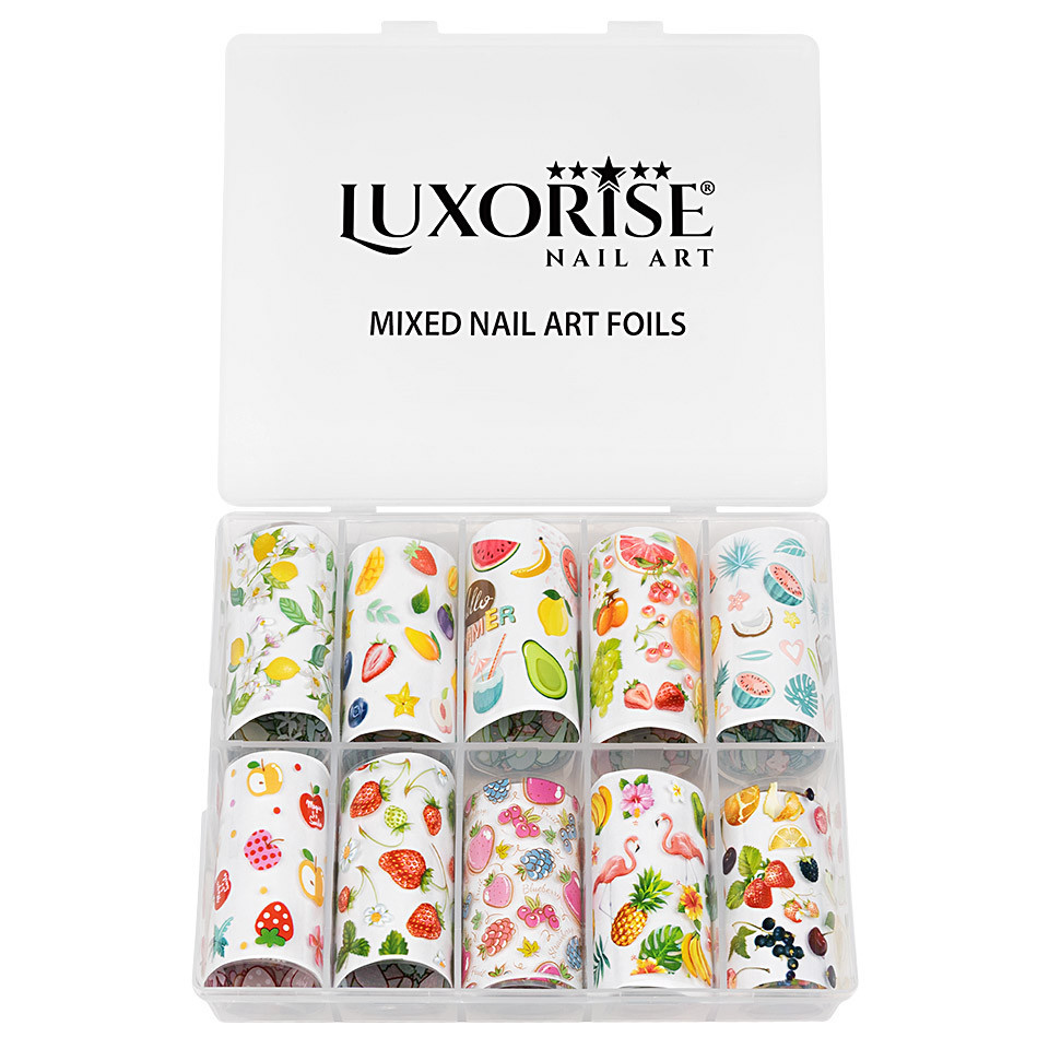 Set Folii Transfer LUXORISE #42 Yummy Fruits, 10 buc - 3 | YEO