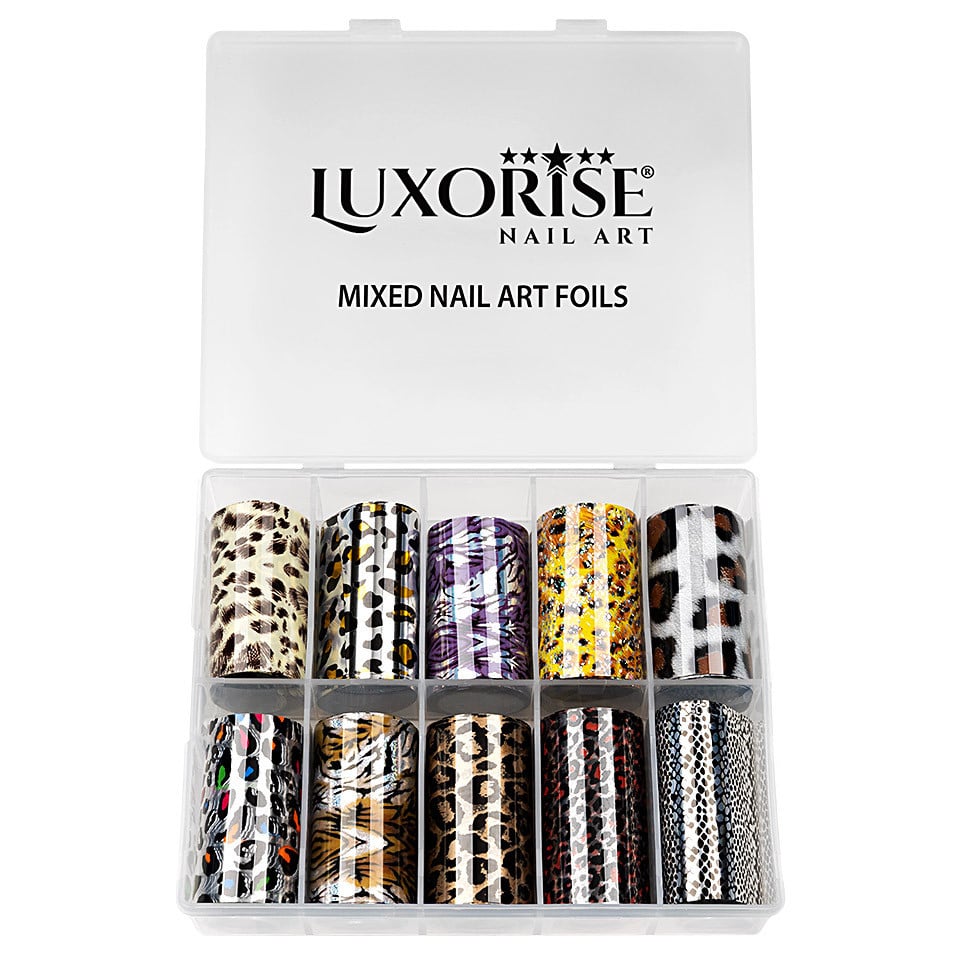 Set Folii Transfer LUXORISE Animal Print Effect, 10 buc - 1 | YEO