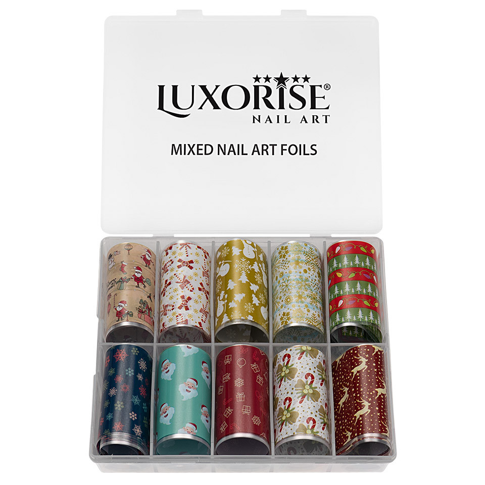 Set Folii Transfer LUXORISE Happy Christmas, 10 buc - 3 | YEO