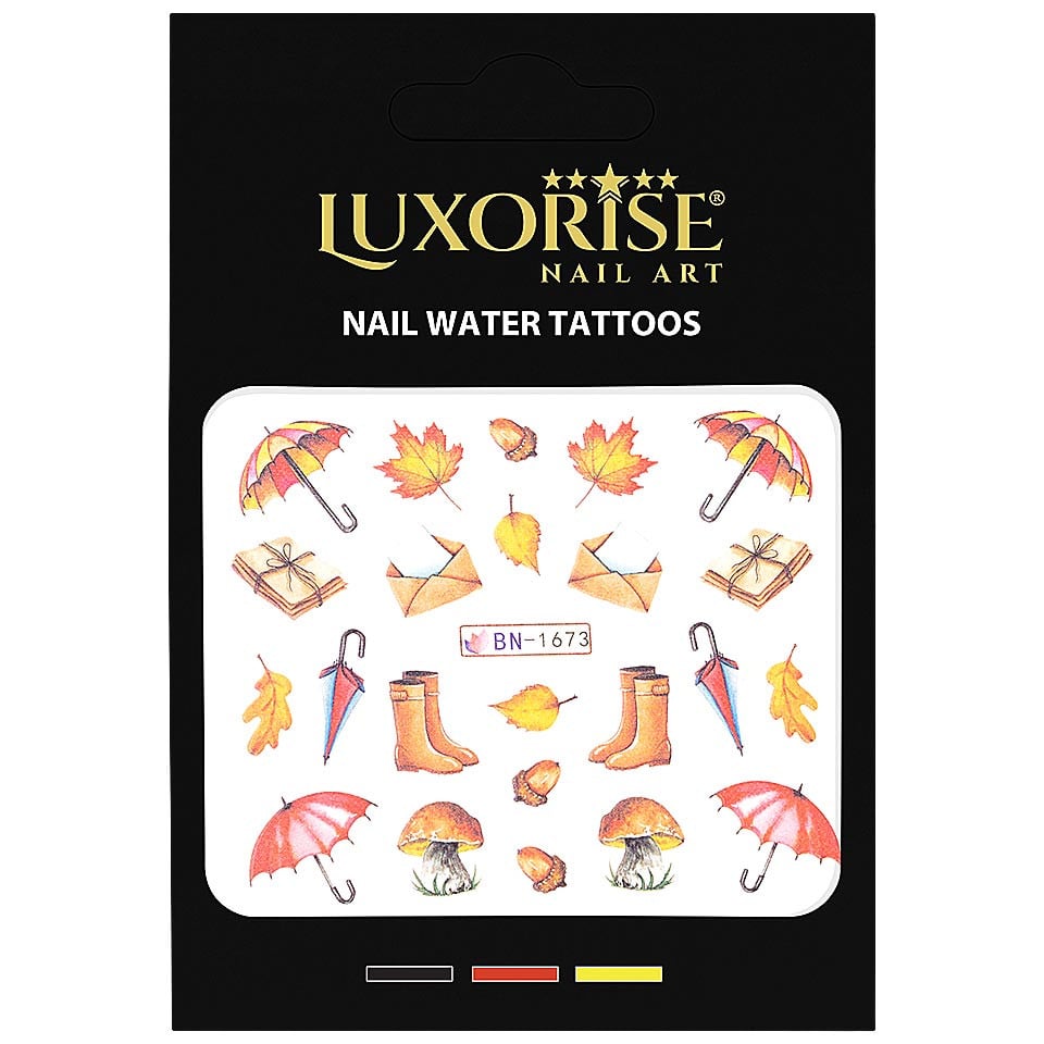 Tatuaj unghii LUXORISE, Fall Shades BN-1673 - 1 | YEO