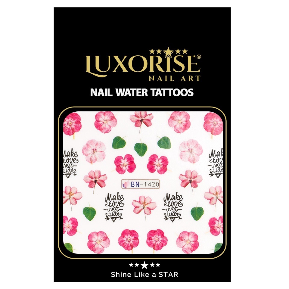 Tatuaj Unghii LUXORISE Flower Burst, BN-1420 - 1 | YEO